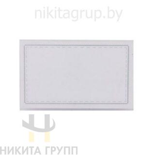 Бейдж 90х55мм Attache Economy, нелинованный, металлический зажим/булавка,18мкм