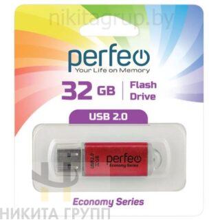 Флеш-диск USB Perfeo 32GB E01 Red economy