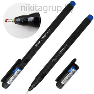 Ручка масляная, синий стержень, 0.7 мм, CARBONIX, Flair