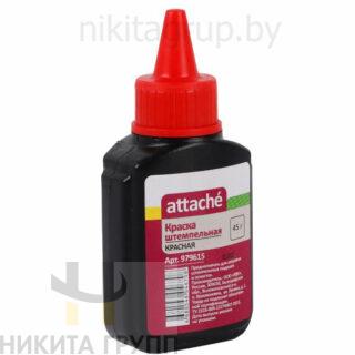 Краска штемпельная Attache красная 50 гр