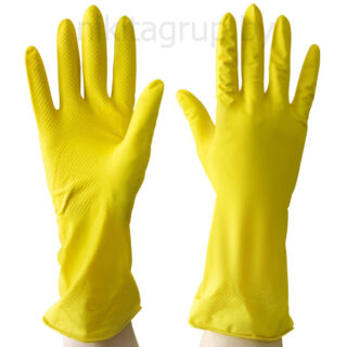Перчатки хозяйственные латексные, размер L