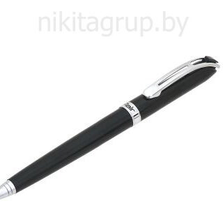 Ручка шарик. "Flair" MONTEROSA, черный метал. корпус, цв.чернил син. в инд. футляре