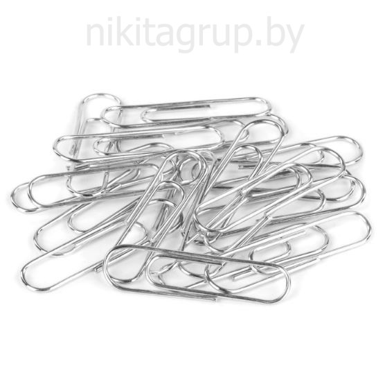 Скрепки BRAUBERG, 28 мм, оцинкованные, 100 шт., в картонной коробке