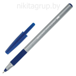 Ручка шариковая с грипом BRAUBERG "i-STICK POINT", КОМПЛЕКТ 20 шт., СИНЯЯ, линия письма 0,35 мм