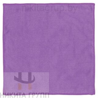 Салфетка для стекла и оптики, микрофибра, 30х30 см, фиолетовая, 250 г/м2, ОФИСМАГ
