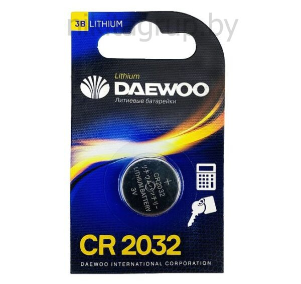 Батарейка DAEWOO CR2032 3V