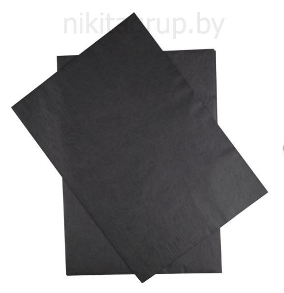 Бумага копировальная (копирка), черная, А4, 100 листов, STAFF