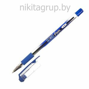 Ручка шариковая GLYСER 0.7 мм, цвет чернил синий, резиновый грип