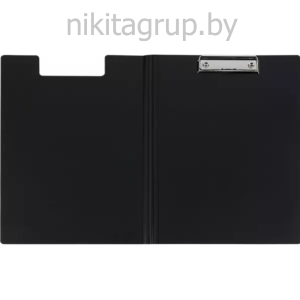 Папка-планшет Attache A4 черный с верх. створкой