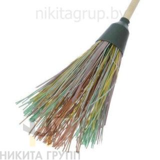 Метла для уборки улиц п/п круглая с черенком