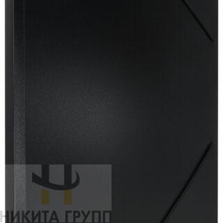 Папка с резинкой INFORMAT А4 33 мм черный пластик 500 мкм