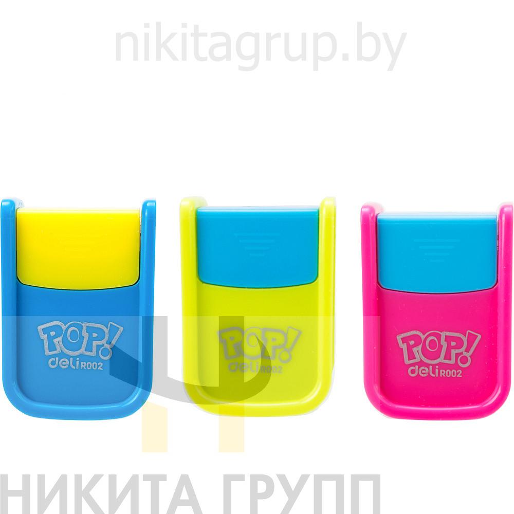 Точилка на 1 отв. "Pop!" ассорти с контейнером