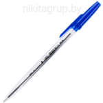Ручка шариковая "P1-Classic" 0,7 мм., пласт., прозр., стерж. синий