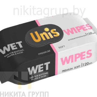 Салфетки влажные UNIS универсальные 120 шт/упак