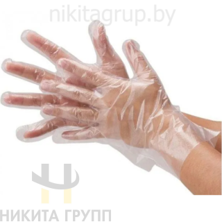 Перчатки одноразовые полиэтиленовые 100 шт/упак