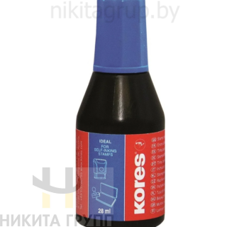 Краска штемпельная KORES синяя