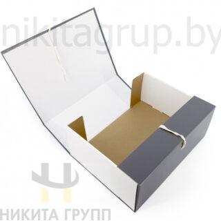 Короб архивный 2 завязки бумвинил корешок 120мм A4 ассорти
