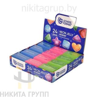 Ластик 35х45х15 NEON JELLY ассорти мягкий