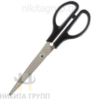 Ножницы 21 см цвет ручек черный