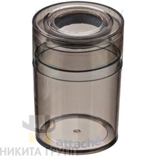 Диспенсер для скрепок (скрепочница) магнитная цвет графит