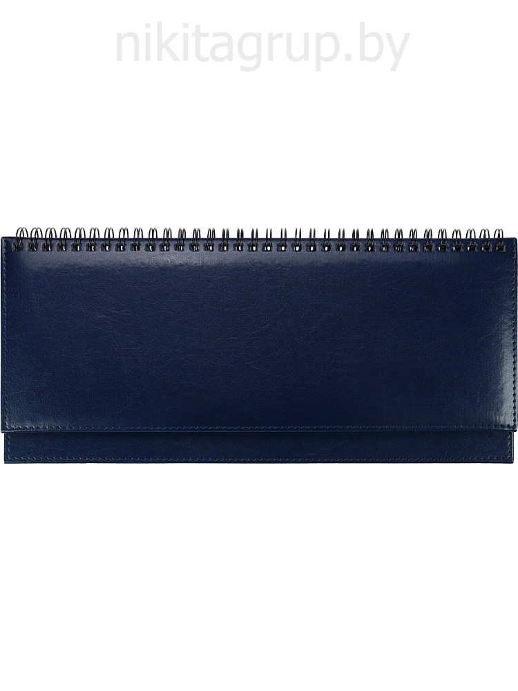 ПЛАНИНГ 56 л. недатированный SELECTION - BLUE на гребне кожзам (синий), серебристый срез 300х130мм