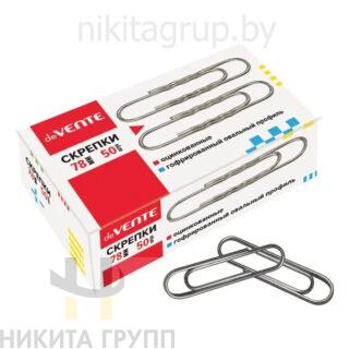 Скрепки металлические гофрированные оцинкованные 78 мм 50 шт