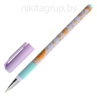 Ручка масляная LOREX LOREX HOROSCOPE SLIM SOFT GRIP синий 0,5 мм игольчатый наконечник