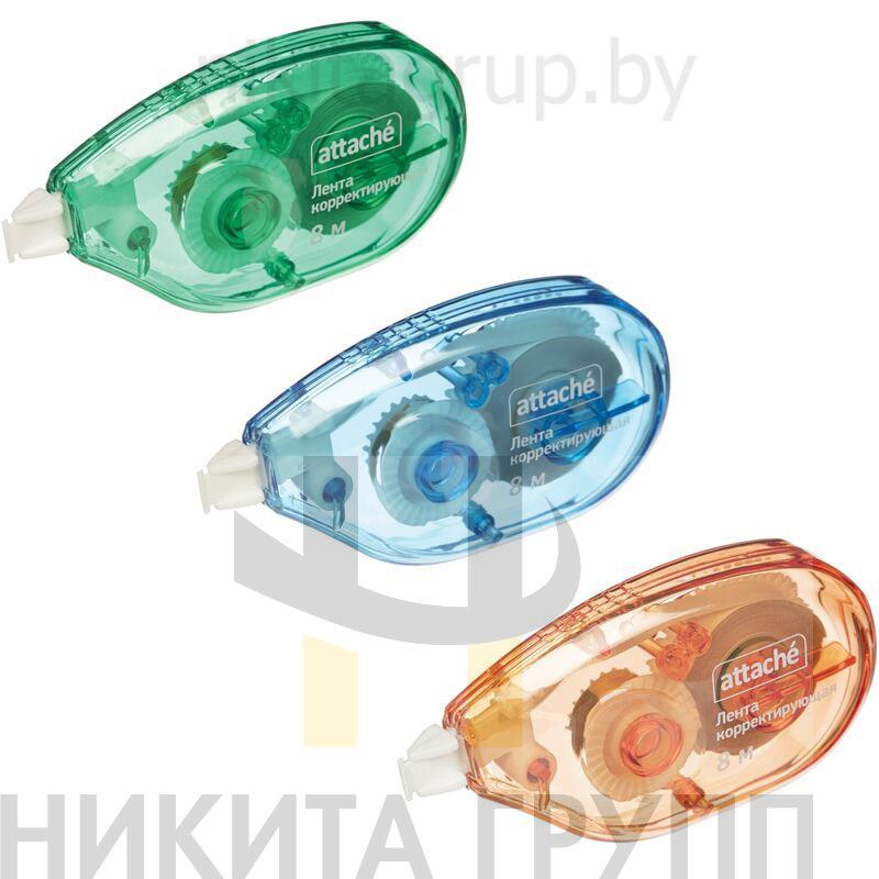 Корректирующая лента 10м х 5мм цвет ассорти