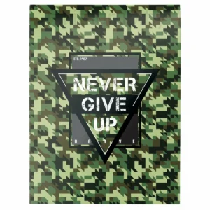 Блокнот А6 40 л. MILITARY на скрепке клетка