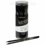 Карандаш чернографитный TOTAL BLACK BLACKWOOD НВ с ластиком