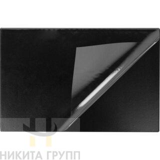 Коврик на стол (бювар)  Attache Economy 380х590мм черный с прозрачным листом