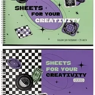 Альбом д/рис. 24 л. А4 на спирали ПРИКОЛЬНЫЕ СТИКЕРЫ