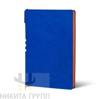 Ежедневник А5 недатированный LOREX NOTES CLASSIK 128л мягкая обложка синий