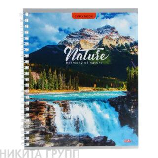 Тетрадь КЛЕТКА 48л. ВОСХИТИТЕЛЬНАЯ ПРИРОДА гребень