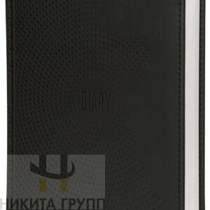 Ежедневник А5 недатированный БИЗНЕС 176 л. линейка черный