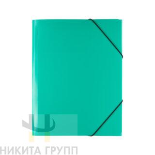 Папка на резинке А5 ЗЕЛЕНАЯ