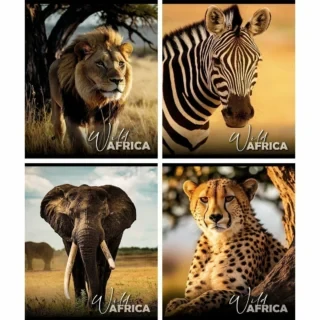 Тетрадь 48 л. А5 клетка  офс.№2 ЖИВОТНЫЕ