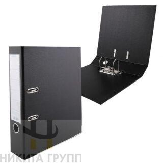Папка с арочным механизмом (регистратор) A4 50 мм PP двусторонний метал оконо ЧЕРНАЯ