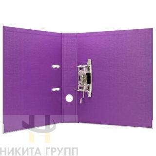 Папка с арочным механизмом (регистратор) A4 50 мм PP двусторонний метал окант ФИОЛЕТОВАЯ