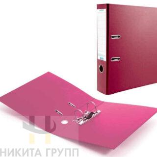 Папка-регистратор A4 75 мм двусторонний метал окант БОРДОВАЯ