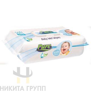 Влажные салфетки детские с клапаном 120шт